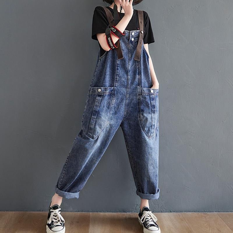 Women's Loose Overalls And Slim Student's Overalls - 7DAY'S