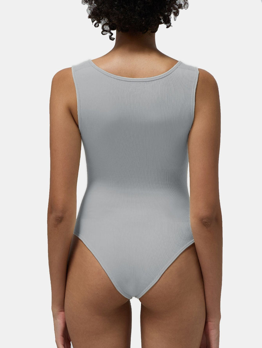 Women's One - piece Set Sleeveless Square Neck Skinny Yoga Bodysuit, Women's Sportswear Clothing - 7DAY'S
