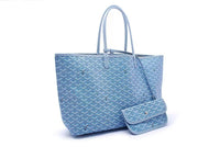 Women's Pu Leather Tote Bag Portable Large Capacity Shoulder Bag Waterproof Beach Pocket - 7DAY'S