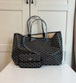 Women's Pu Leather Tote Bag Portable Large Capacity Shoulder Bag Waterproof Beach Pocket - 7DAY'S