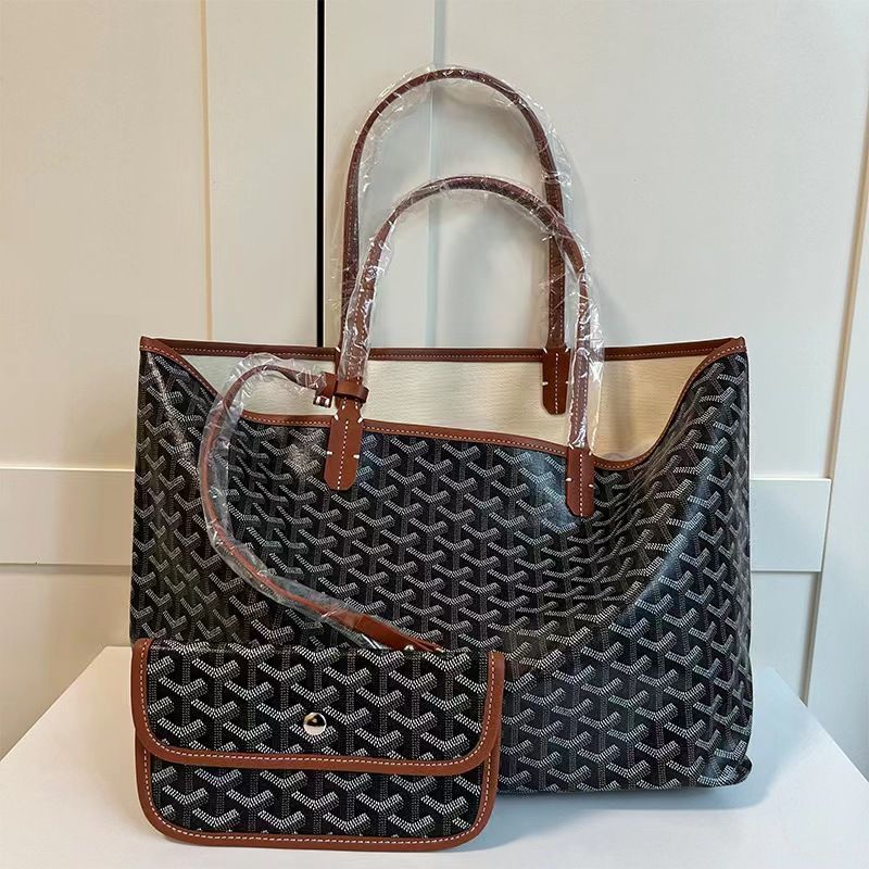 Women's Pu Leather Tote Bag Portable Large Capacity Shoulder Bag Waterproof Beach Pocket - 7DAY'S