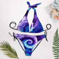 Women's Tie Dye Bikini Swimsuits Triangle String Bikini Sets Two Piece Bathing Suits - 7DAY'S