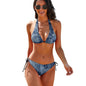 Women's Triangle Bikini Sexy Cutout Bikini Thong Bikini Set Tie Back Two Piece Swimsuit Bathing Suit - 7DAY'S