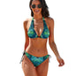 Women's Triangle Bikini Sexy Cutout Bikini Thong Bikini Set Tie Back Two Piece Swimsuit Bathing Suit - 7DAY'S