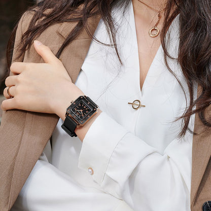 Women's Watch New Square Bracelet Watch Simple Fashion Quartz Watch - 7DAY'S
