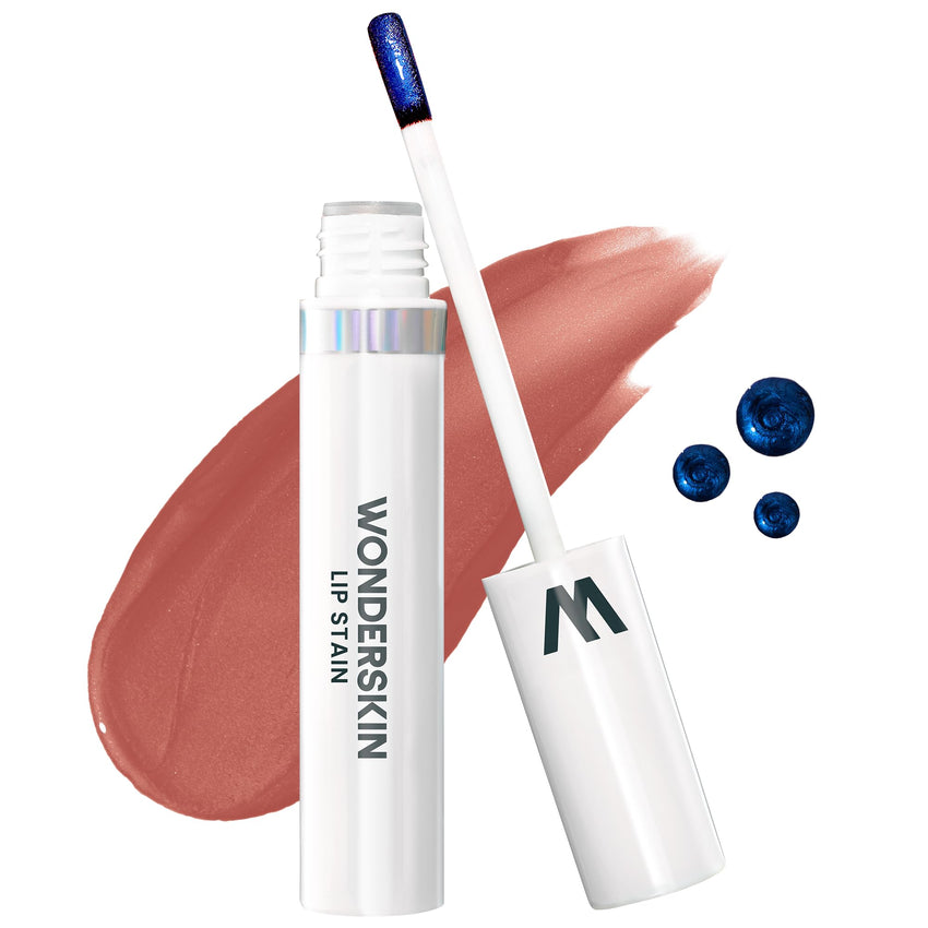 Wonderskin Wonder Blading All Day Lip Stain Peel Off Masque - Long Lasting, Waterproof and Transfer Proof Nude Lip Tint, Matte Finish Peel Off Lip Stain (Whimsical Masque) - 7DAY'S