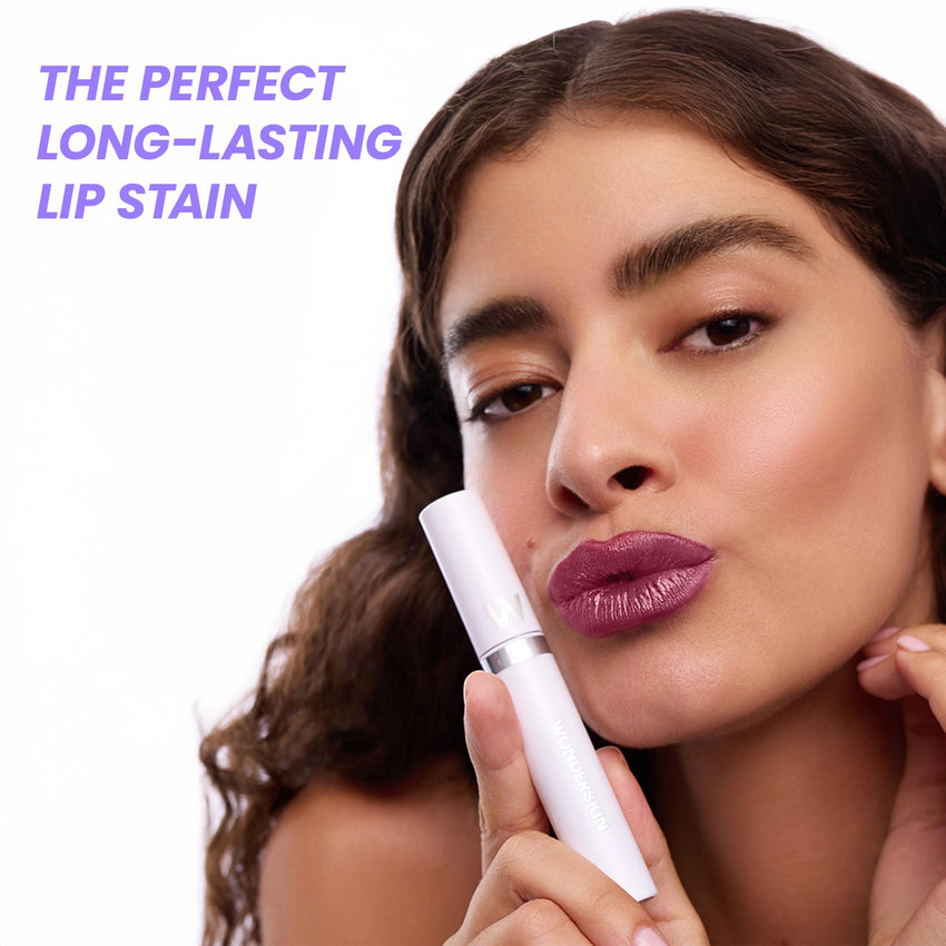 Wonderskin Wonder Blading All Day Lip Stain Peel Off Masque - Long Lasting, Waterproof and Transfer Proof Nude Lip Tint, Matte Finish Peel Off Lip Stain (Whimsical Masque) - 7DAY'S