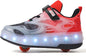 Ylllu Kids LED Roller Skate Shoes with Single Wheel Light up Roller Shoes Gift for Girls Boys Children - 7DAY'S
