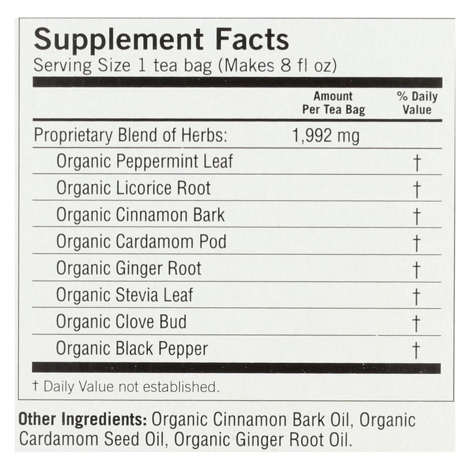 Yogi Egyptian Licorice - Mint - Case Of 6 - 16 Bags - 7DAY'S