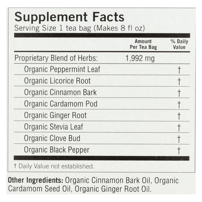 Yogi Egyptian Licorice - Mint - Case Of 6 - 16 Bags - 7DAY'S
