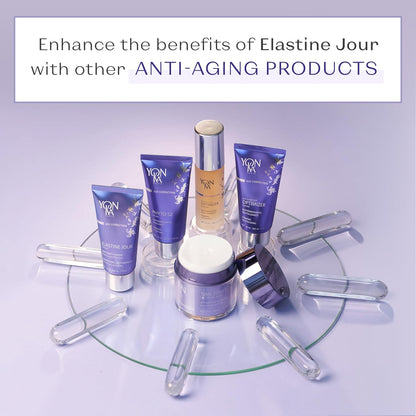 Yon - Ka Elastine Jour Day Anti - Wrinkle Facial Moisturizer and Eye Cream with Elastine Nuit Anti - Wrinkle Night Cream, 50 ml - 7DAY'S
