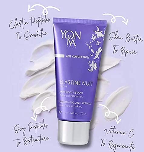 Yon - Ka Elastine Jour & Nuit Anti - Wrinkle Day and Night Cream Set, Anti Aging Facial Moisturizer, Soften Fine Lines and Wrinkles with Vitamin C and Elastin Peptides, Paraben - Free - 7DAY'S