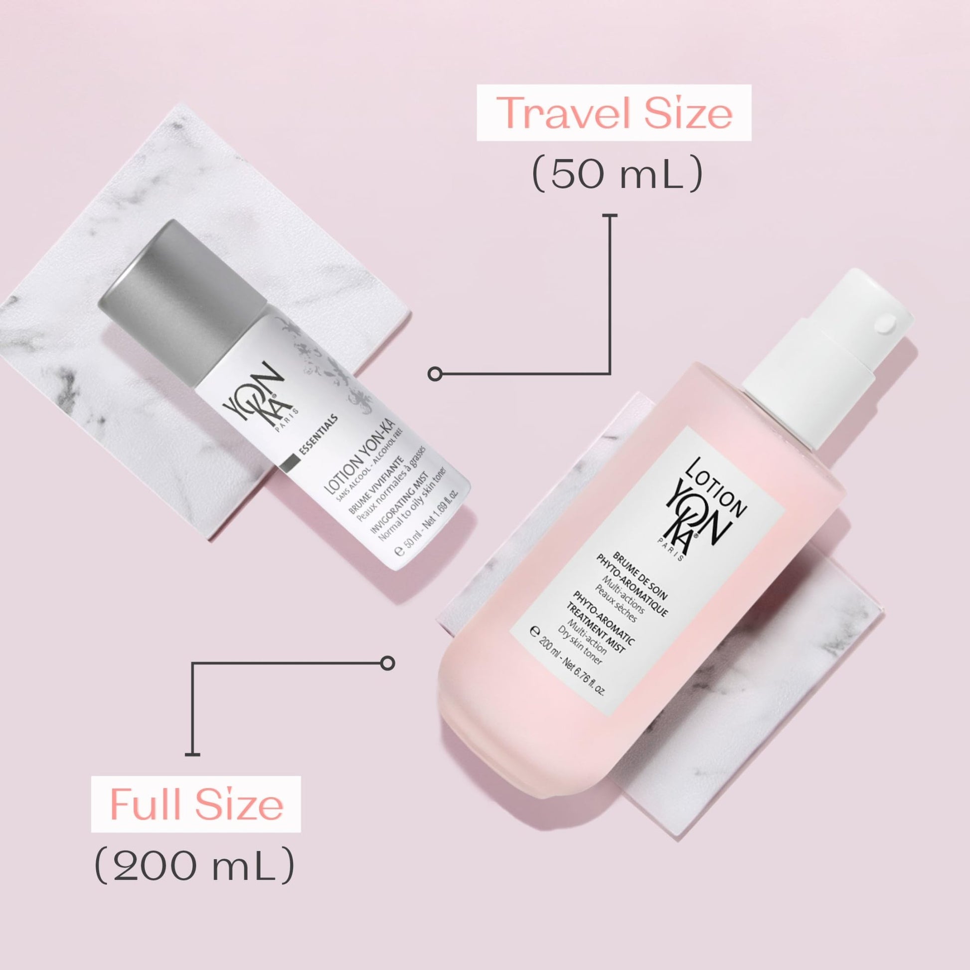 Yon - Ka Lotion PS Hydrating Face Toner (Dry & Sensitive Skin) Daily Face Mist to Refresh and Purify with Quintessence Essential Oils - 7DAY'S