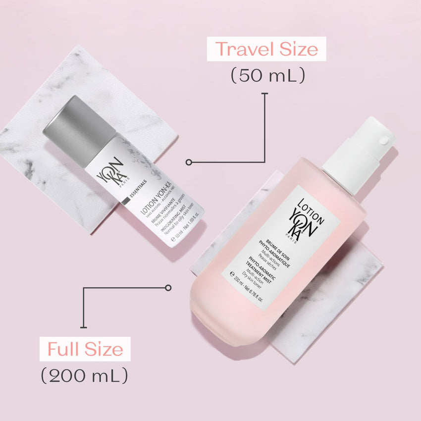 Yon - Ka Lotion PS Hydrating Face Toner (Dry & Sensitive Skin) Daily Face Mist to Refresh and Purify with Quintessence Essential Oils - 7DAY'S
