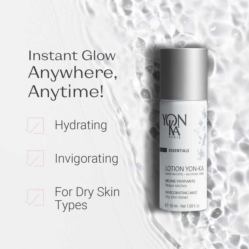 Yon - Ka Lotion PS Hydrating Face Toner (Dry & Sensitive Skin) Daily Face Mist to Refresh and Purify with Quintessence Essential Oils - 7DAY'S