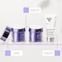 Yon - Ka Time Resist Nuit (50ml) Anti - Aging Night Cream with Youth Activating Complex and Shea Butter, Firming Anti - Wrinkle Moisturizer for Face and Neck, Paraben - Free - 7DAY'S