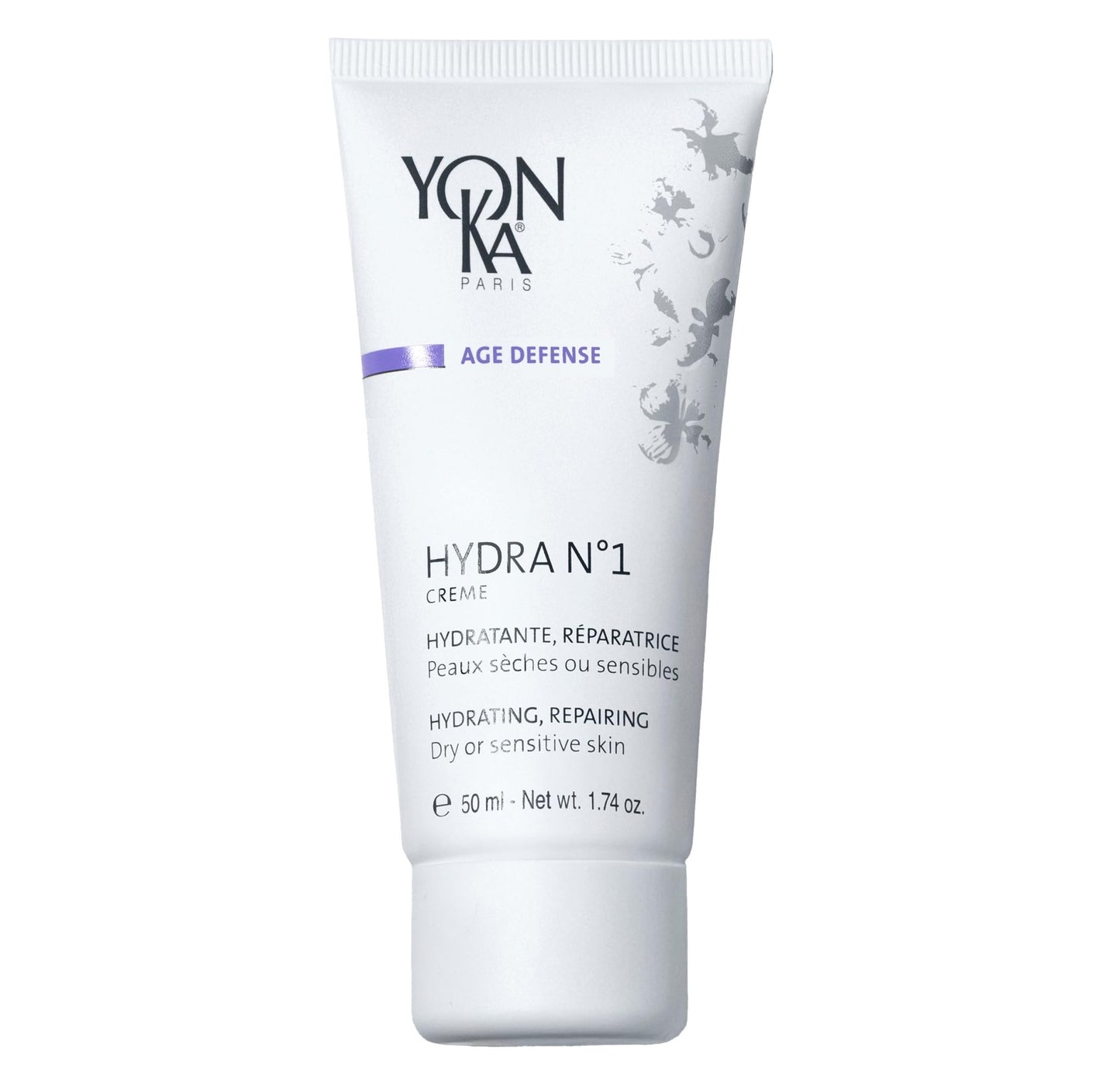 Yonka Daily Reparative Moisturizer, Hydra No. 1 Creme - Rich Anti - Aging Skincare with Hyaluronic Acid, Vitamins A, C & E for Dry Skin, Paraben - Free - 7DAY'S