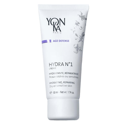 Yonka Daily Reparative Moisturizer, Hydra No. 1 Creme - Rich Anti - Aging Skincare with Hyaluronic Acid, Vitamins A, C & E for Dry Skin, Paraben - Free - 7DAY'S