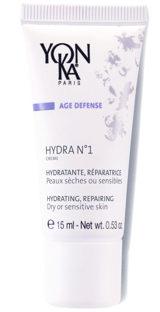 Yonka Daily Reparative Moisturizer, Hydra No. 1 Creme - Rich Anti - Aging Skincare with Hyaluronic Acid, Vitamins A, C & E for Dry Skin, Paraben - Free - 7DAY'S