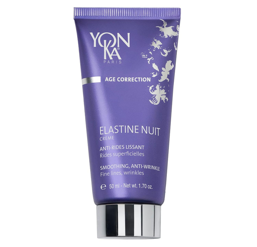 Yonka Elastine Nuit Anti - Wrinkle Night Cream (50ml) Anti Aging Facial Moisturizer and Eye Cream, Soften Fine Lines and Wrinkles with Vitamin C and Elastin Peptides, Paraben - Free - 7DAY'S