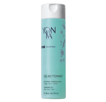 Yonka Gel Face Cleanser, Gentle Foaming Face Wash and Makeup Remover, Natural Plant - Based Formula to Purify Pores and Balance Skins pH, Acne Prone and Oily Skin, Paraben - Free - 7DAY'S