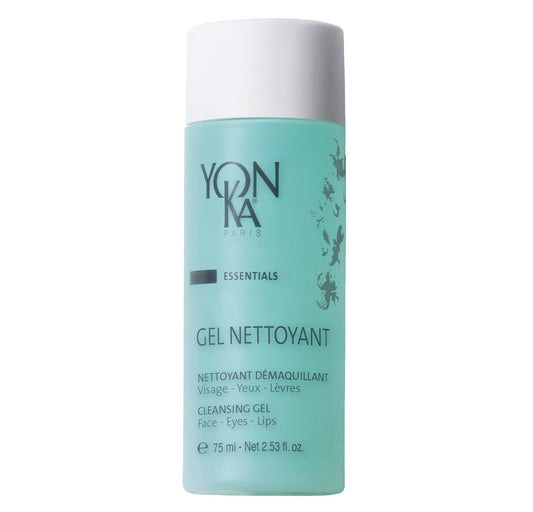 Yonka Gel Face Cleanser, Gentle Foaming Face Wash and Makeup Remover, Natural Plant - Based Formula to Purify Pores and Balance Skins pH, Acne Prone and Oily Skin, Paraben - Free - 7DAY'S