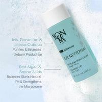 Yonka Gel Face Cleanser, Gentle Foaming Face Wash and Makeup Remover, Natural Plant - Based Formula to Purify Pores and Balance Skins pH, Acne Prone and Oily Skin, Paraben - Free - 7DAY'S