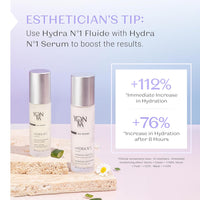 Yonka Hydra No.1 Fluide (50ml) Age Defense Skin Care, Lightweight Mattifying Moisturizer with Hyaluronic Acid and Silica, Normal and Oily Skin, Paraben - Free - 7DAY'S