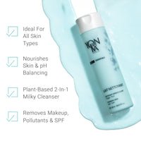 Yonka Lait Nettoyant Facial Cleanser, Gentle Milk Cleanser & Makeup Remover, Daily Plant Based Wash, Moisturize and Balance Skins pH, All Skin Types, Paraben - Free - 7DAY'S