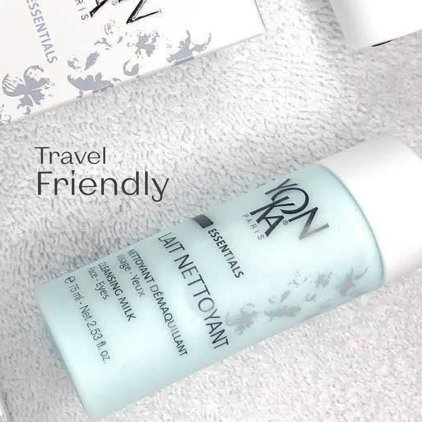 Yonka Lait Nettoyant Facial Cleanser, Gentle Milk Cleanser & Makeup Remover, Daily Plant Based Wash, Moisturize and Balance Skins pH, All Skin Types, Paraben - Free - 7DAY'S