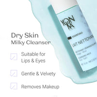 Yonka Lait Nettoyant Facial Cleanser, Gentle Milk Cleanser & Makeup Remover, Daily Plant Based Wash, Moisturize and Balance Skins pH, All Skin Types, Paraben - Free - 7DAY'S