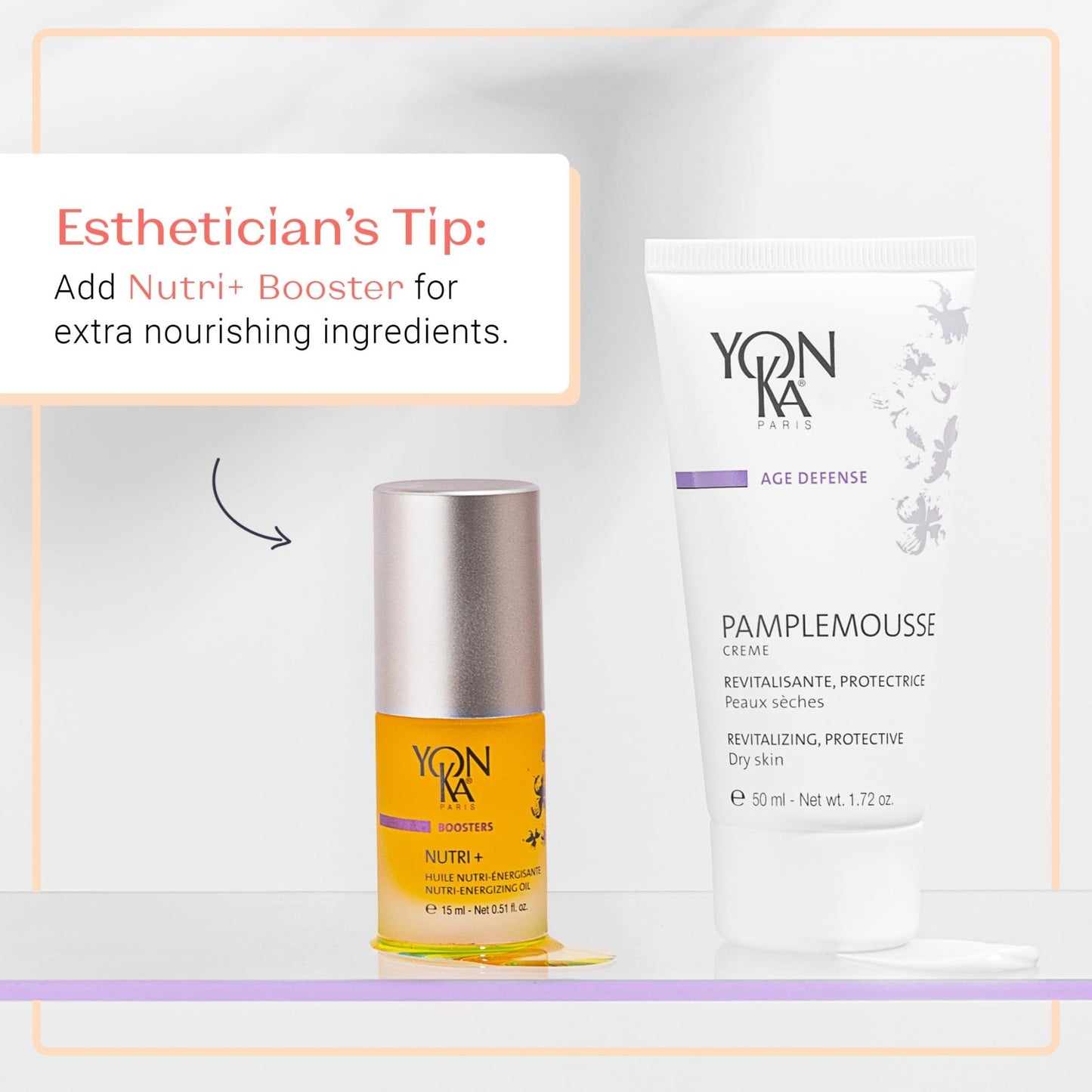 Yonka Pamplemousse Face Cream, Daily Hydrating Face Moisturizer, Lightweight Lotion with Vitamin C, Paraben - Free - 7DAY'S