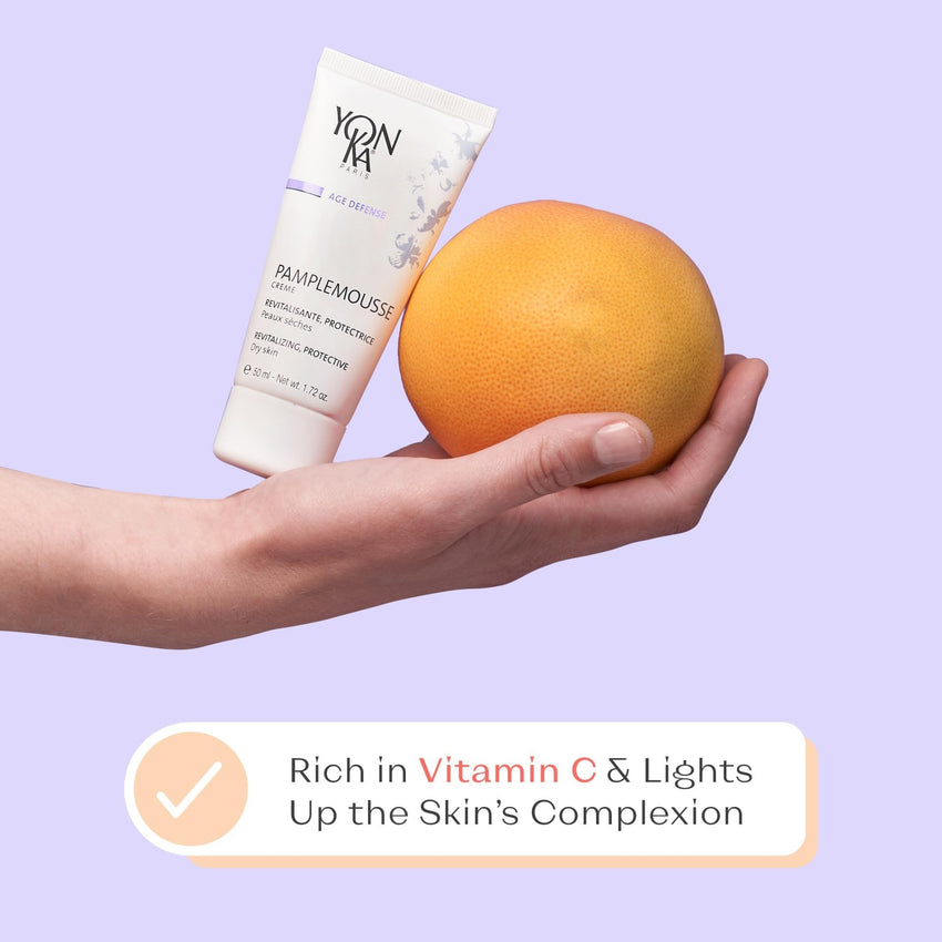 Yonka Pamplemousse Face Cream, Daily Hydrating Face Moisturizer, Lightweight Lotion with Vitamin C, Paraben - Free - 7DAY'S