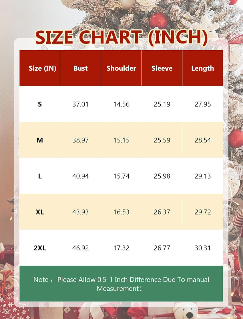 ZAFUL Holiday Long Sleeve Christmas Shirts For Women 2024 Graphic Tees Green Tunic Tops Christmas Fall V Neck Dressy Tops For Women XXL - 7DAY'S