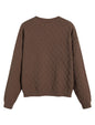 ZAFUL Women's Cable Knit Sweaters Trendy Fall Crewneck Long Sleeve Casual Loose Jumper Pullover Oversized Sweater Tops 2025 - 7DAY'S