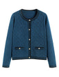 ZAFUL Women's Knit Cardigan Sweaters Fall Open Front Long Sleeve Crochet Knited Button Lightweight Cardigans Outerwear Coats - 7DAY'S