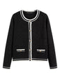 ZAFUL Women's Knit Cardigan Sweaters Fall Open Front Long Sleeve Crochet Knited Button Lightweight Cardigans Outerwear Coats - 7DAY'S