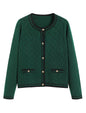 ZAFUL Women's Knit Cardigan Sweaters Fall Open Front Long Sleeve Crochet Knited Button Lightweight Cardigans Outerwear Coats - 7DAY'S