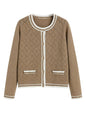 ZAFUL Women's Knit Cardigan Sweaters Fall Open Front Long Sleeve Crochet Knited Button Lightweight Cardigans Outerwear Coats - 7DAY'S