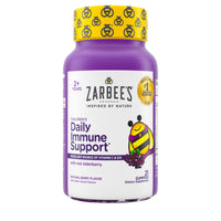 Zarbee’s Kids Elderberry Immune Support* Gummies, Daily Vitamins A C D3 E & Zinc, Real Elderberry Extract, Gelatin & Gluten Free, No Artificial Flavors, Natural Berry Flavor, Ages 2+, 42 Ct Bottle - 7DAY'S