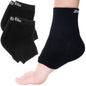 ZenToes Moisturizing Socks for Cracked Heel Treatment - Vitamin E, Olive Oil and Jojoba Oil Infused Heel Socks to Soften and Hydrate (Fuzzy Blue, Regular) - 7DAY'S